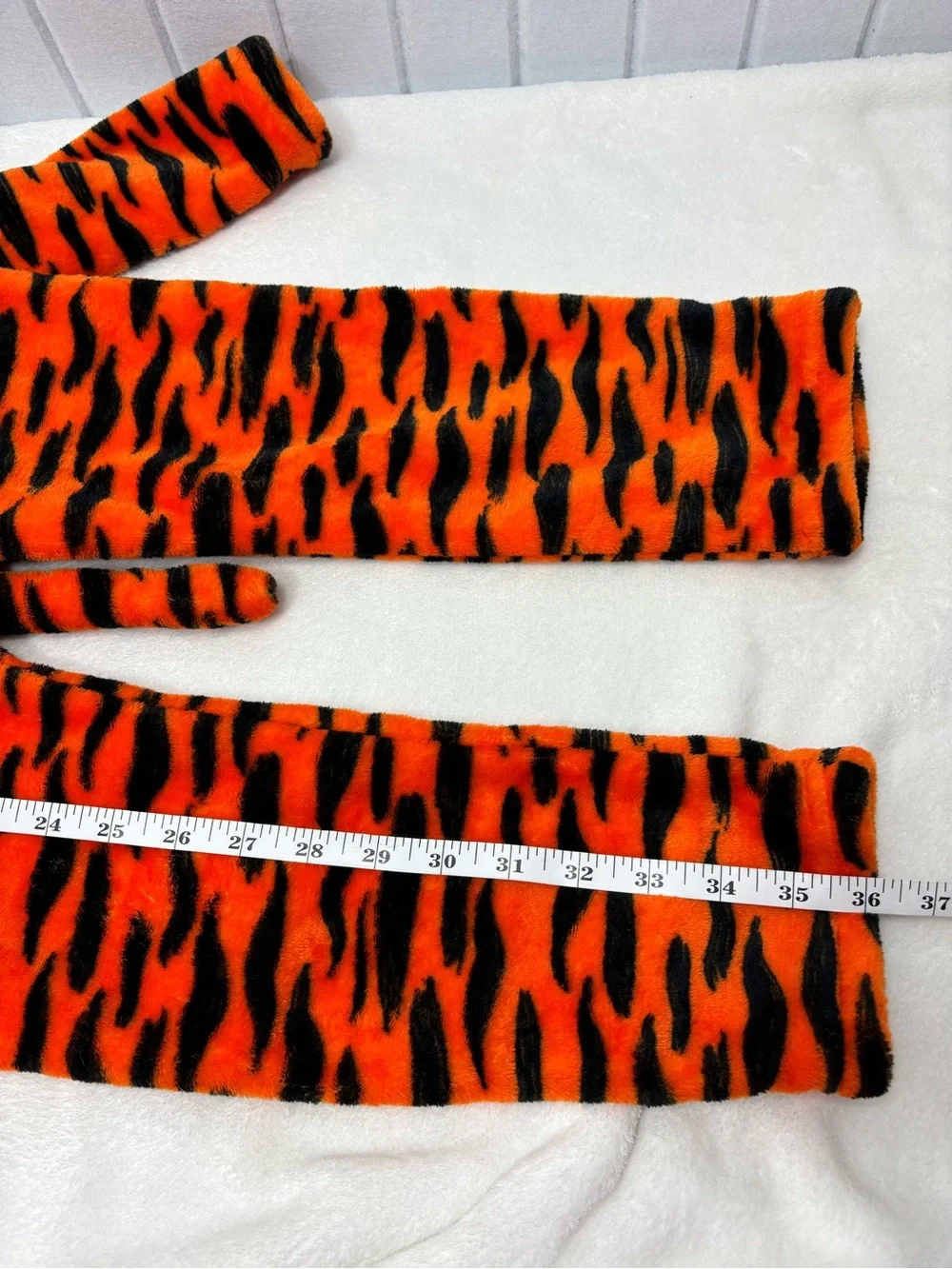 Disney Winnie the Pooh Tigger Fleece Zip Up Cosplay Coverall Tail Size 5 - Picture 10 of 14